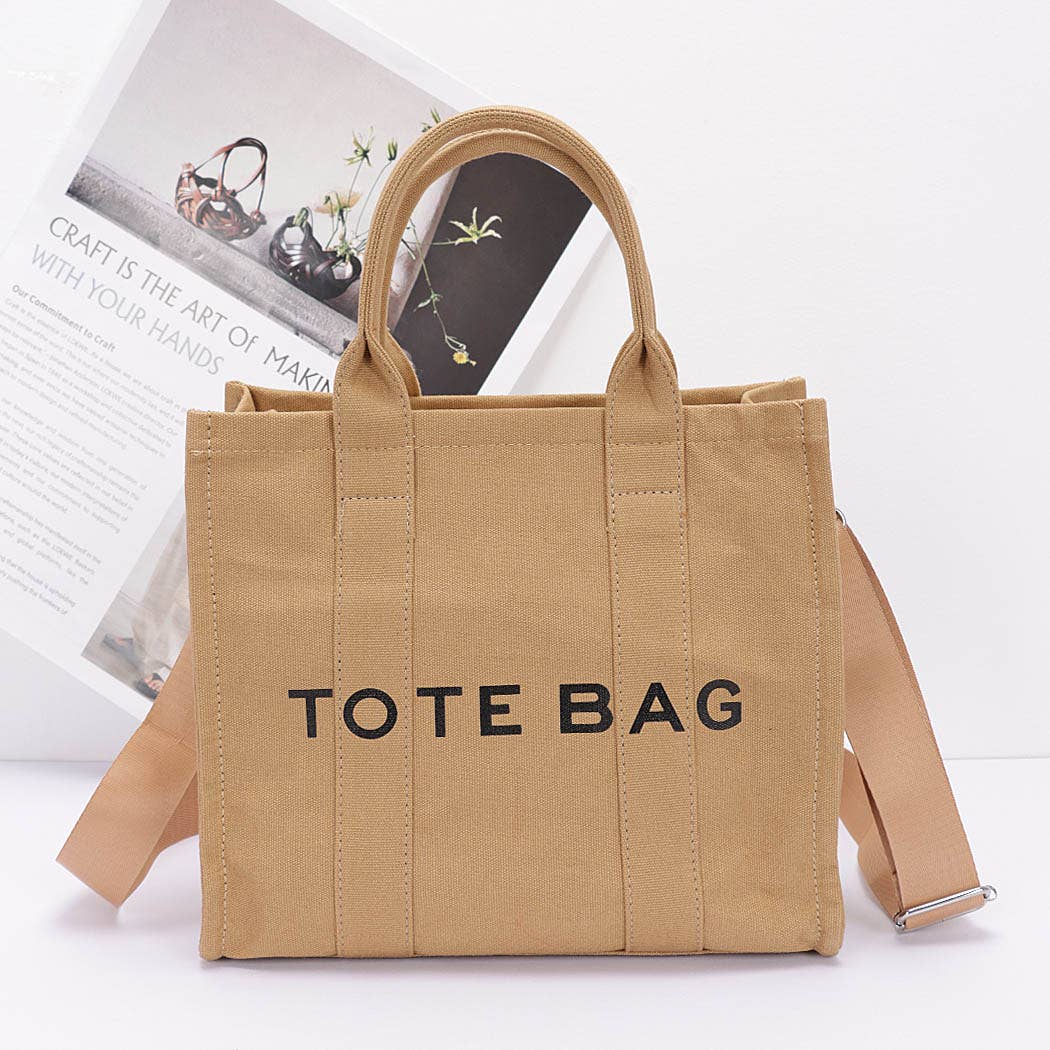 Cotton Canvas Tote Bag