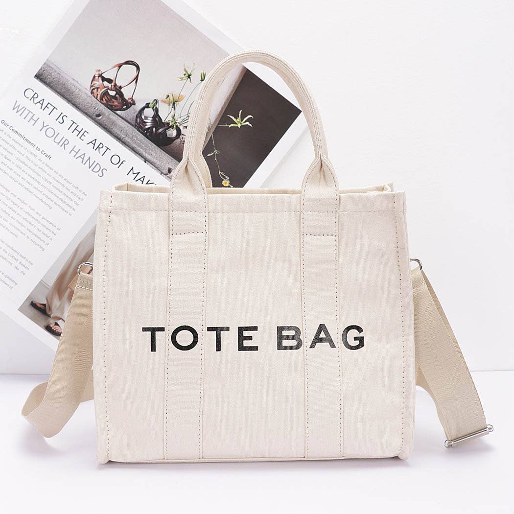 Cotton Canvas Tote Bag