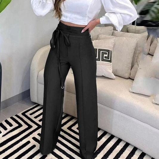 tied-straight-leg-work-pants-black