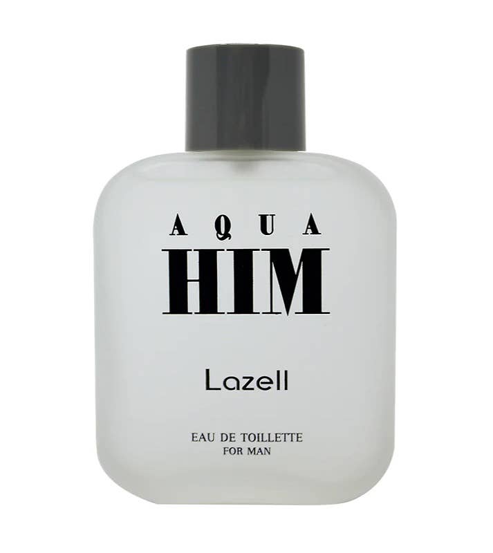 LAZELL AQUA HIM FOR MEN EDT 3.4 OZ 100 ML Perfume