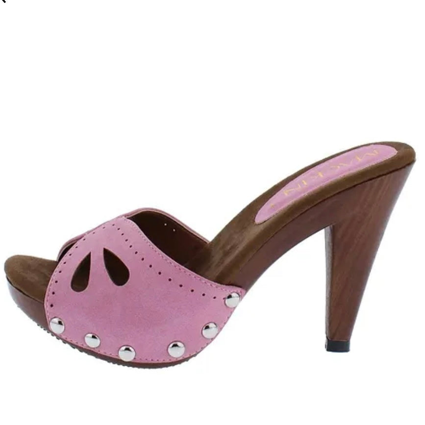 Pink Slipon Sandel