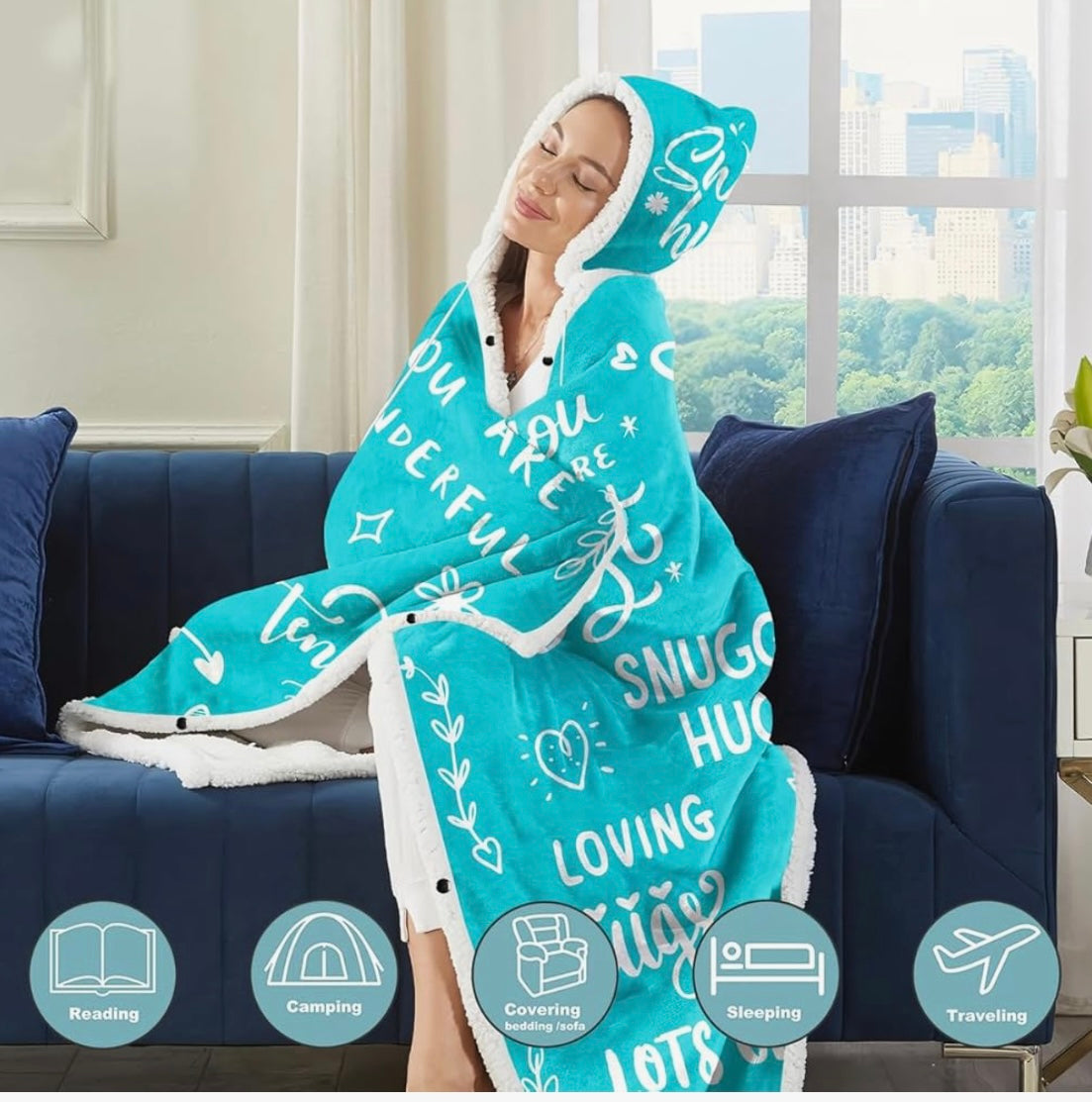 Hugs Hooded Blanket