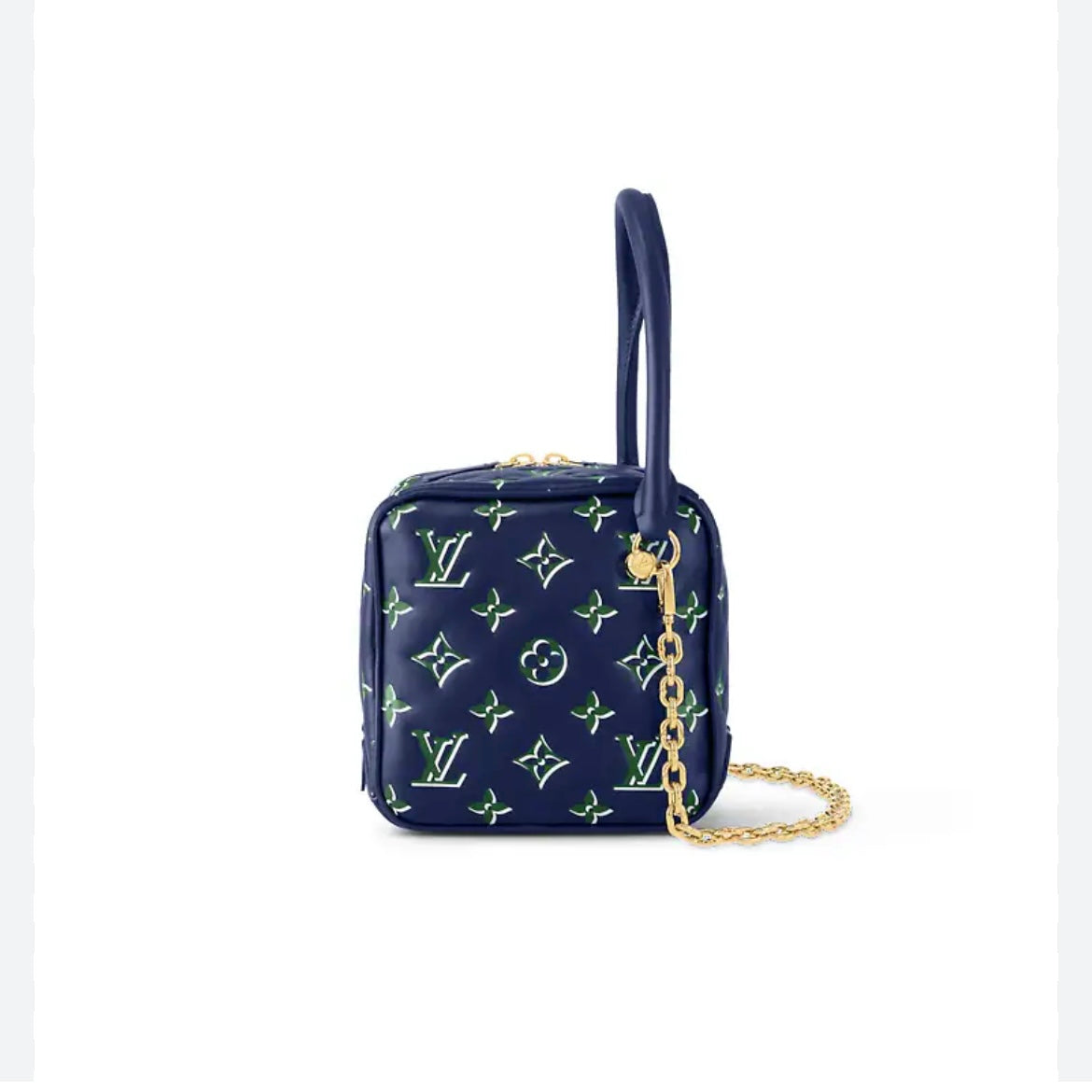 LV Square Blue Purse