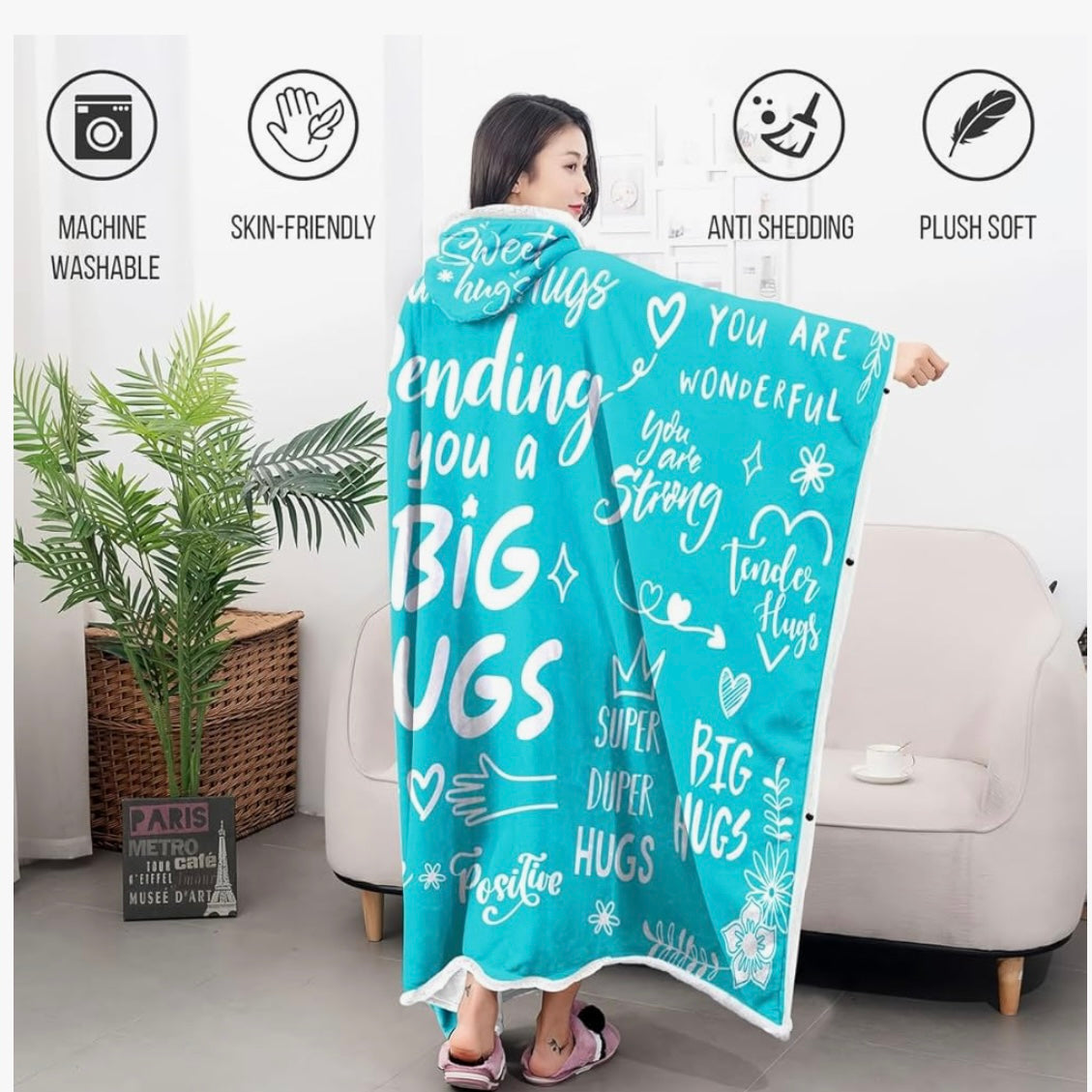 Hugs Hooded Blanket