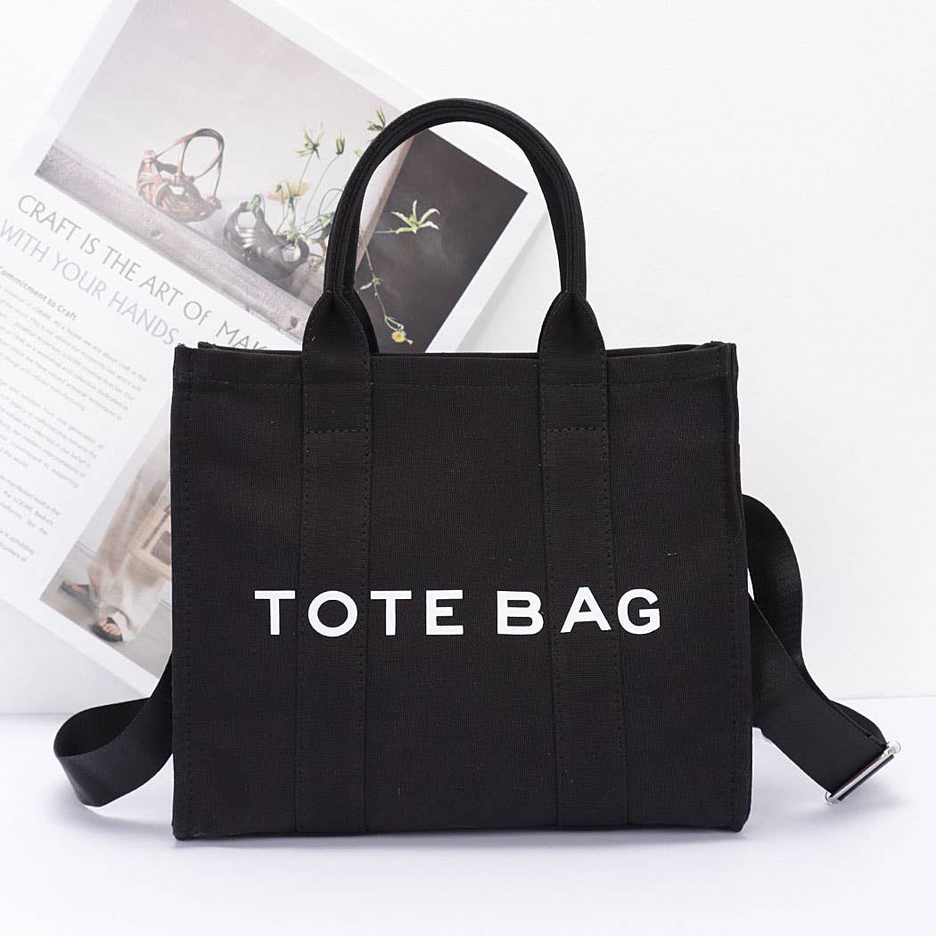 Cotton Canvas Tote Bag