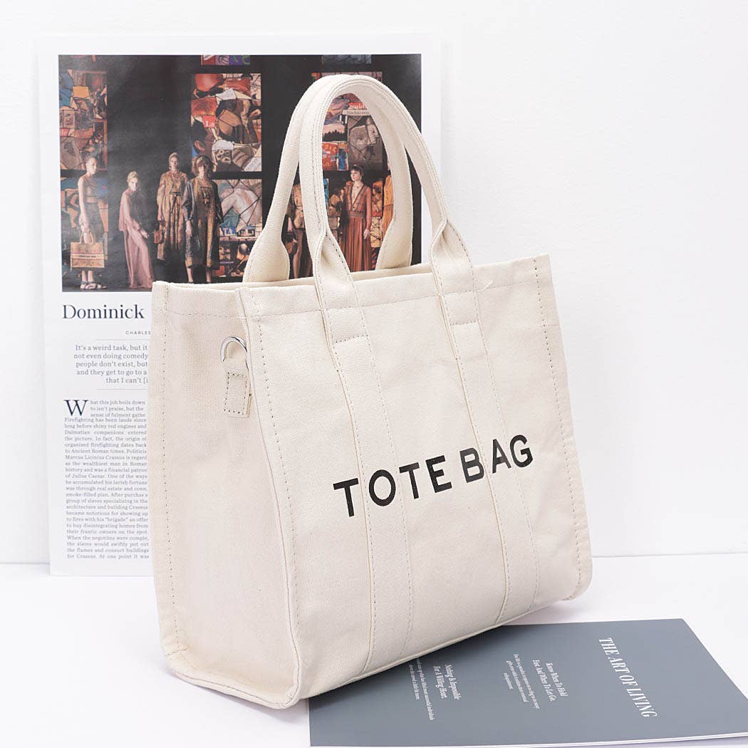 Cotton Canvas Tote Bag