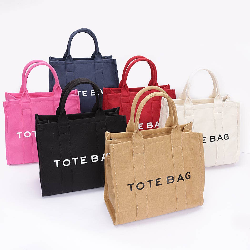 Cotton Canvas Tote Bag